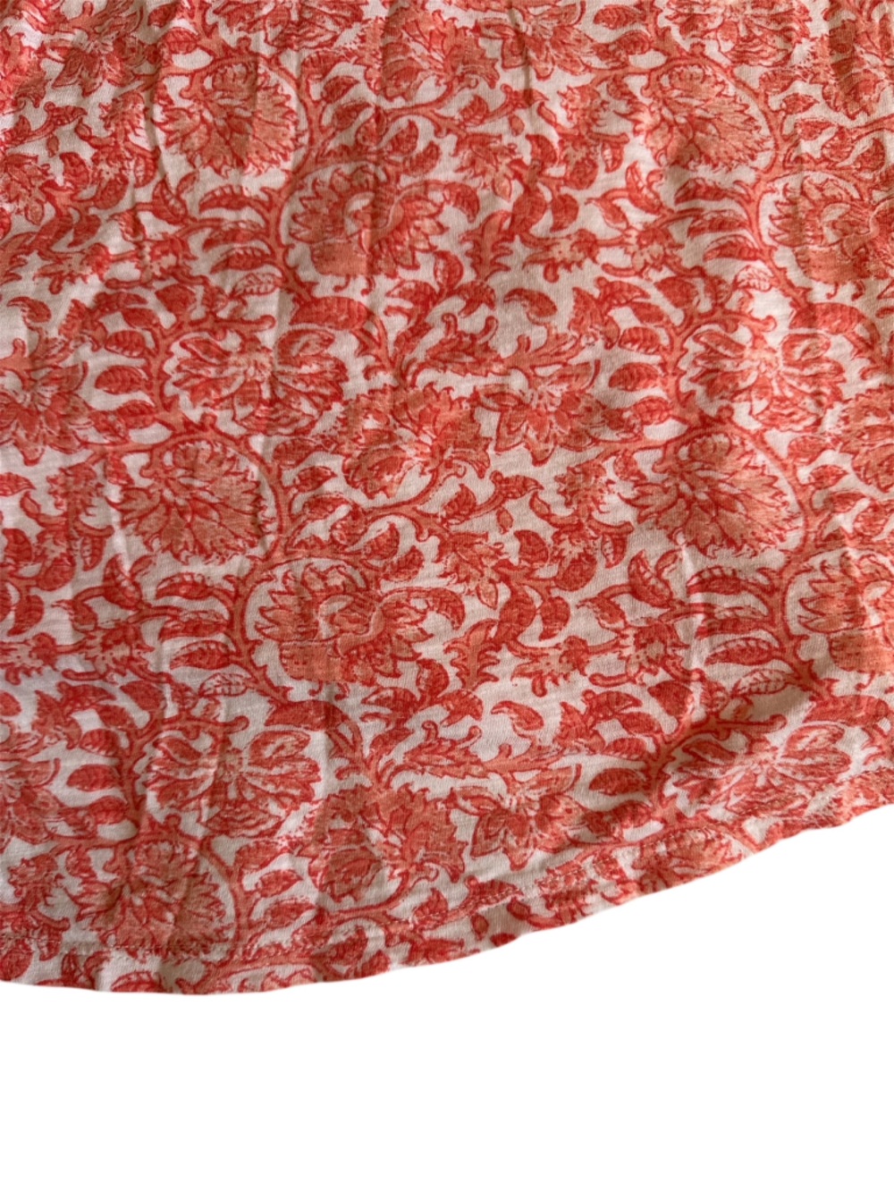 Lucky Brabd Women's Coral Floral Print Tank Top size L - Picture 3 of 5